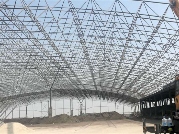 临沂钢厂料仓网架工程